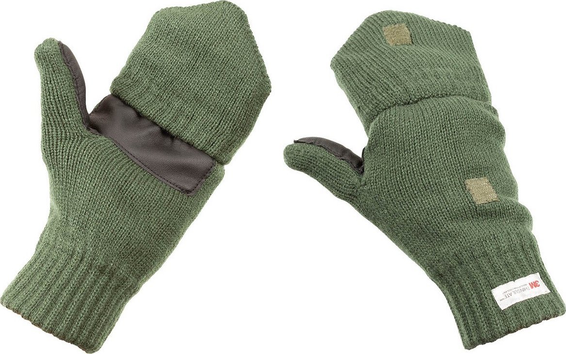 MFH RĘKAWICZKI DZIANINOWE 3M OLIV XL