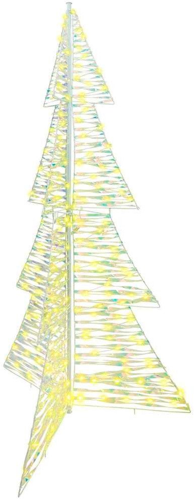 vidaXL Choinka z 240 diodami LED Ciepła biel 180 cm PET