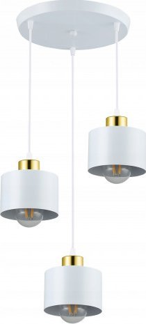 Lampa sufitowa Orno Lampa sufitowa żyrandol LED E27 LOFT x3 biała