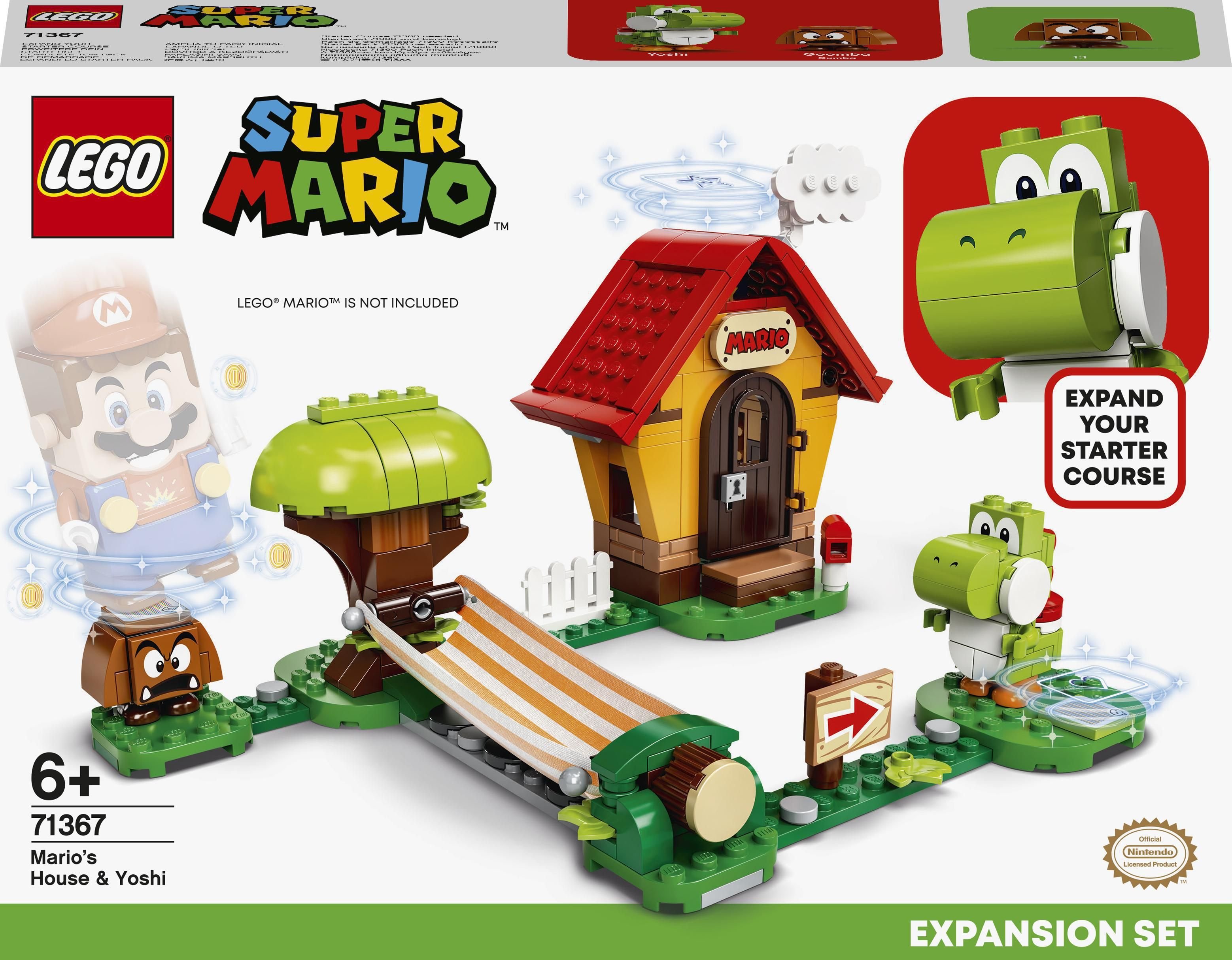 LEGO Super Mario Yoshi i dom Mario - zestaw rozszerzający (71367)