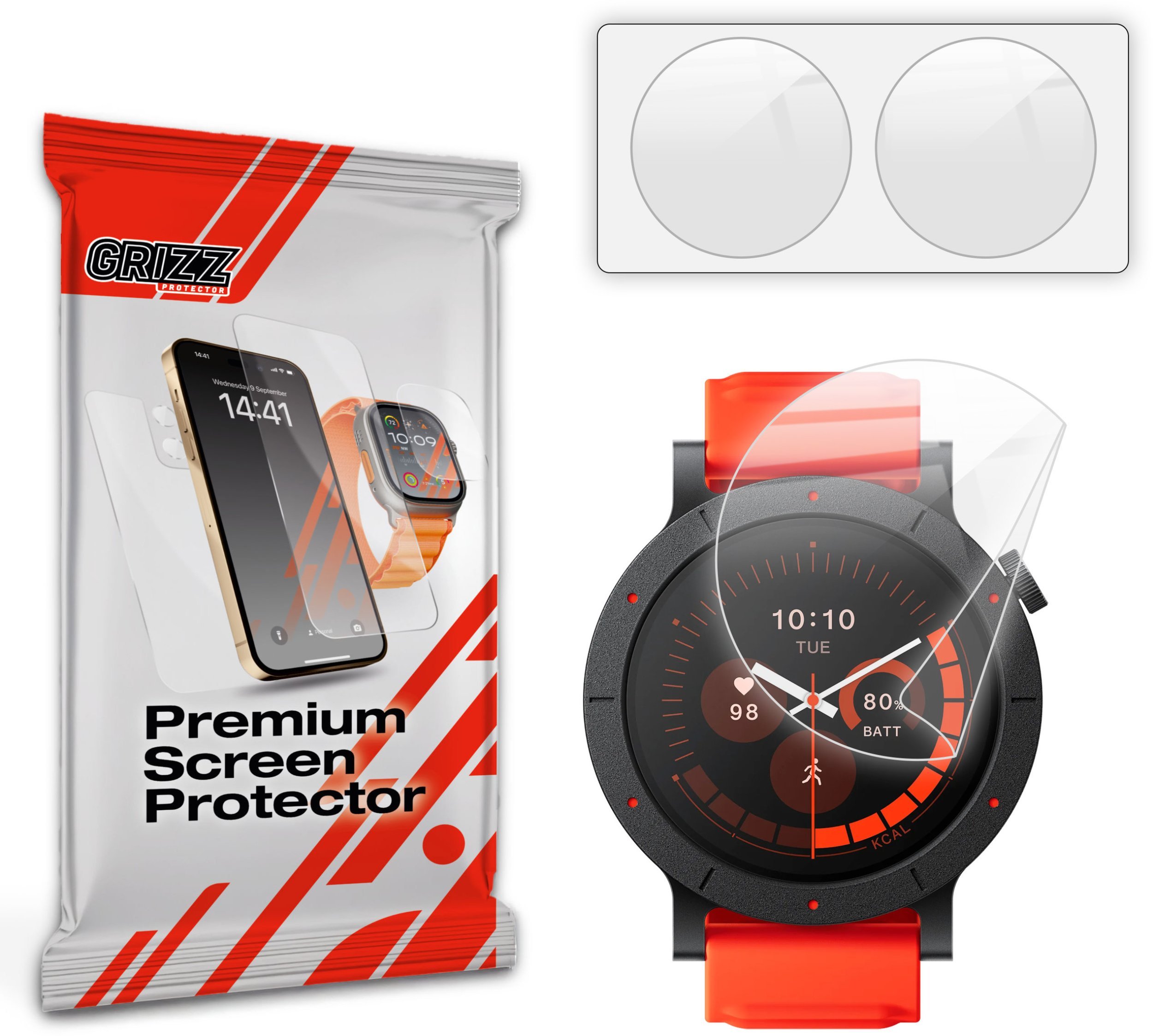Folia ceramiczna GrizzGlass CeramicFilm do CMF Watch 3 Pro