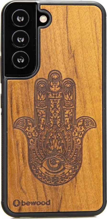 BeWood Drewniane Etui Samsung Galaxy S22 HAMSA IMBUIA