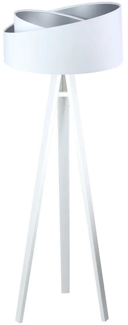 Lampa stojąca GEMSTONE biała/srebrna BPS KONCEPT