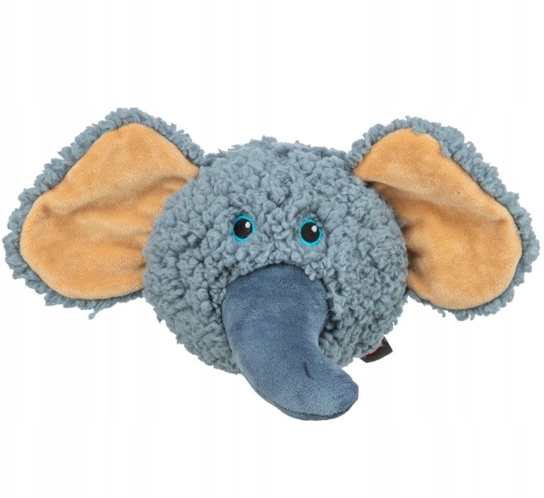 Słoń, zabawka, dla psa, plusz, 12 cm, z dźwiękiem