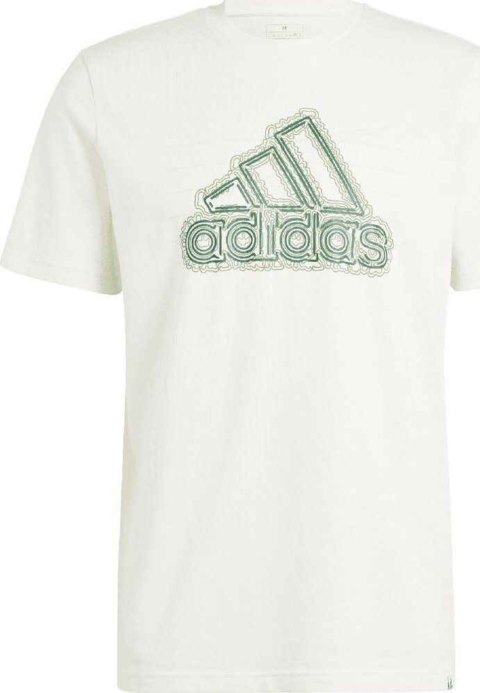 Adidas Koszulka męska adidas Growth Badge Graphic kremowa IS2873 L