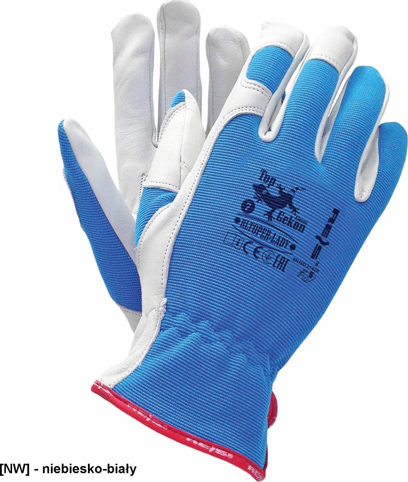 R.E.I.S. RLTOPER-LADY - rękawica ochronna z wysokiej jakości skóry koziej 7