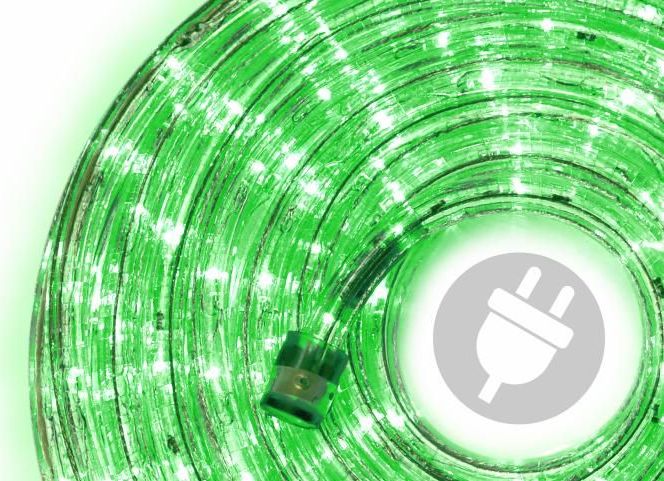 Taśma LED JoyLight 24szt./m 2W/m 230V Zielona (BA11657)