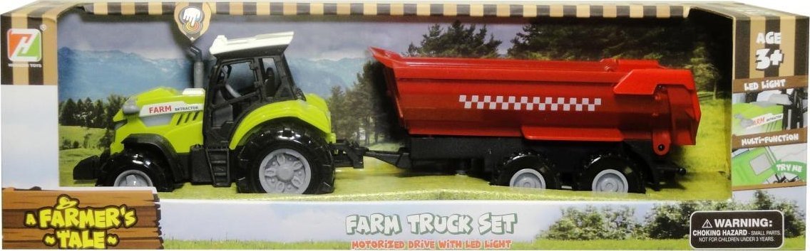 Traktor z dźwiękami i światłem