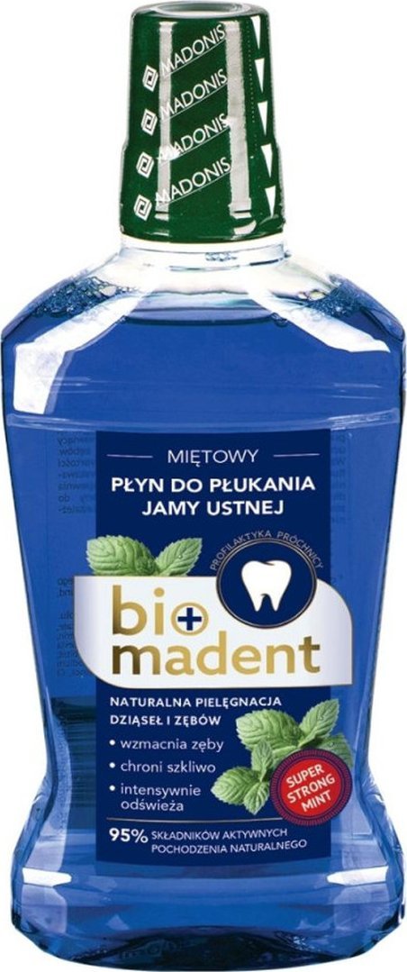 Bio Madent Miętowy Płyn do Płukania Jamy Ustnej 100ml