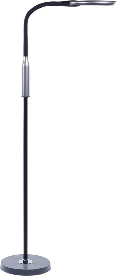 Lampa podłogowa Beliani Lampa podłogowa LED czarna CASSIOPEIA