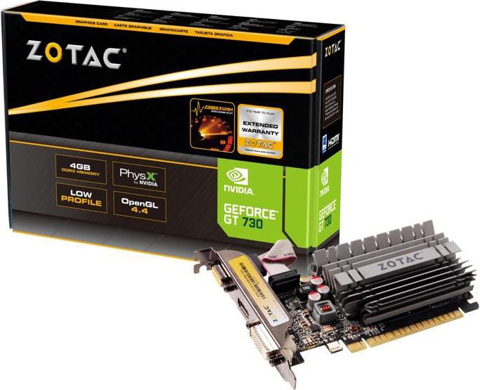 Karta graficzna Zotac GeForce GT 730 Zone 4GB DDR3 (ZT-71115-20L)