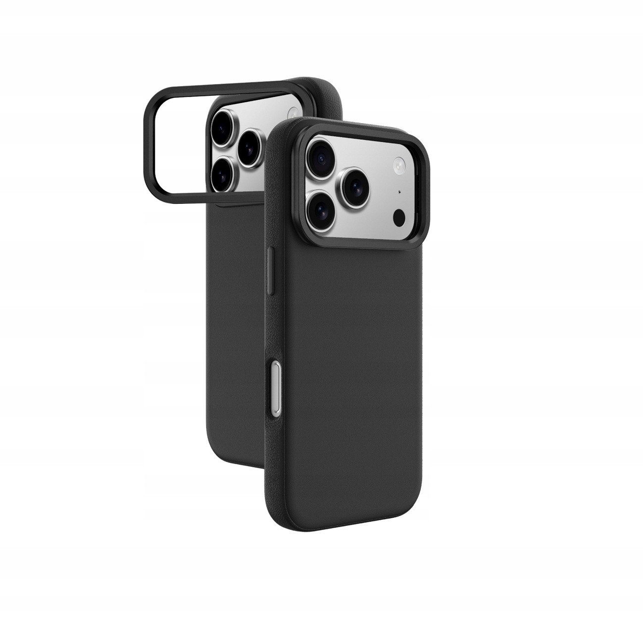 Etui AMAZINGTHING Glamour na iPhone 17 Pro z podstawką - czarne