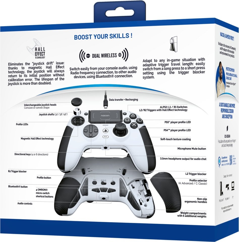 Pad Nacon PS5 Revolution 5 Pro Controller - biały