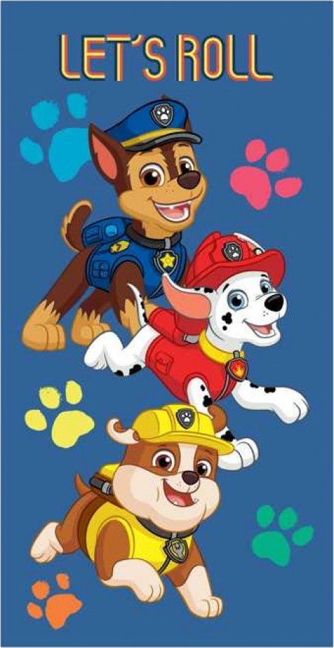 Nickelodeon Ręcznik plażowy kąpielowy Psi Patrol 70x140 Bawełna