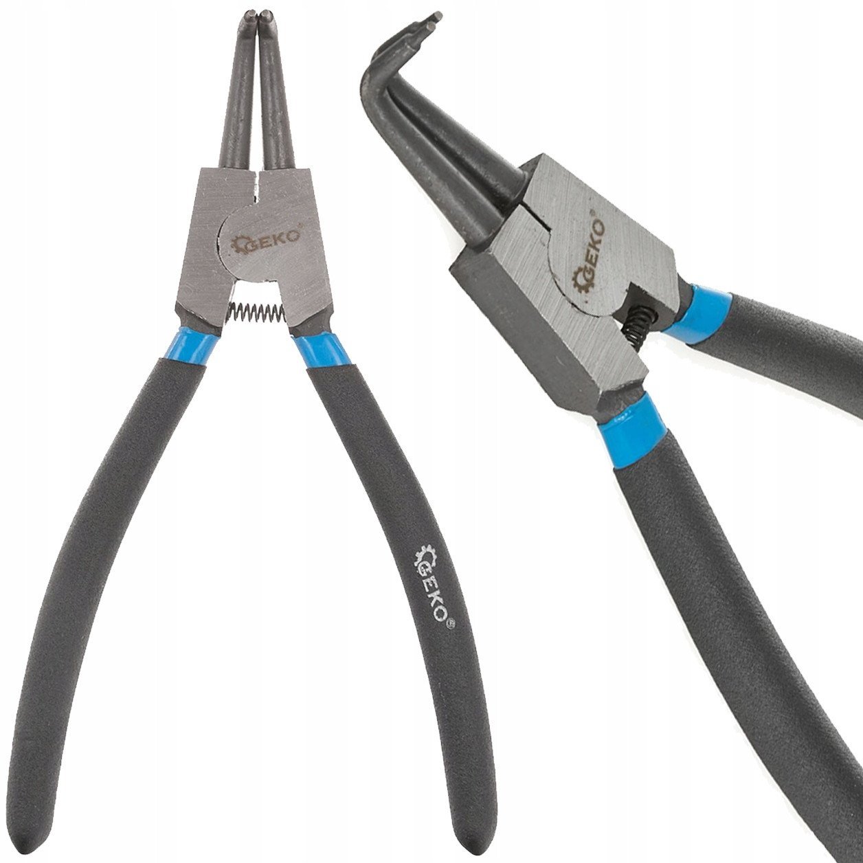 Szczypce Seeger'a zewnętrzne wygięte 200mm/8" (15/90)