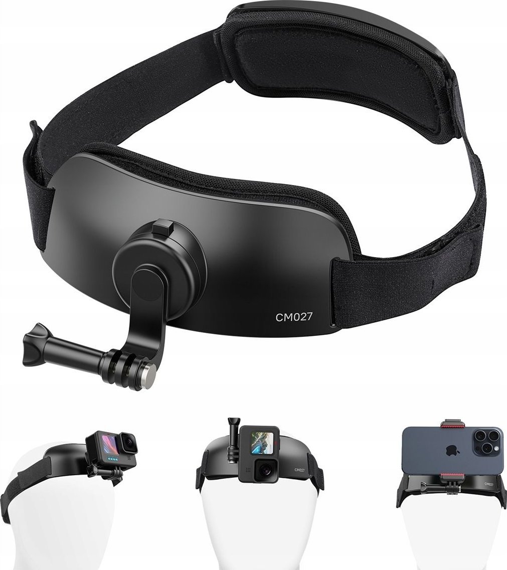 Ulanzi Head Mount Opaska na Głowę ULANZI CM027 do GoPro SJCAM XIAOMI DJI + Telefon / CM027