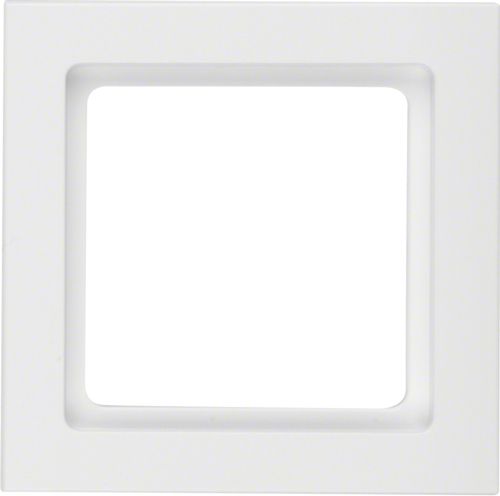 Berker Ramka pojedyncza Q.3 pozioma/pionowa biała aksamit (10116099)