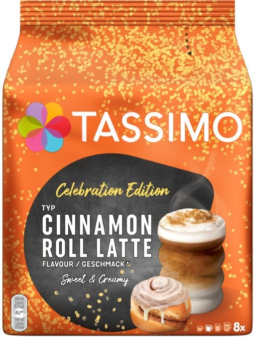 Tassimo Kapsułki Cinnamon Roll Latte 8 szt.