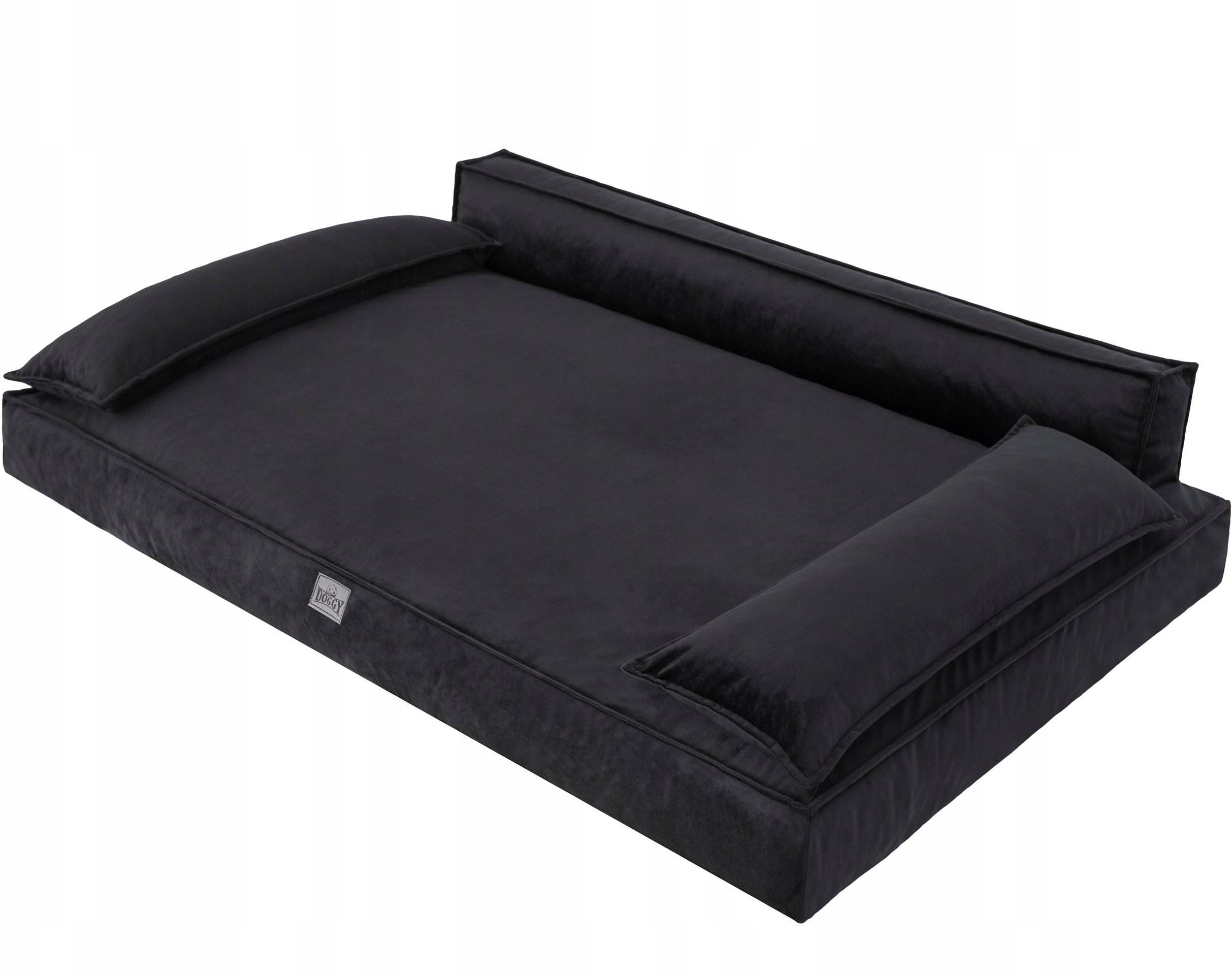 DOGGY LEGOWISKO DOGGY CHAMPION Czarny VELVET