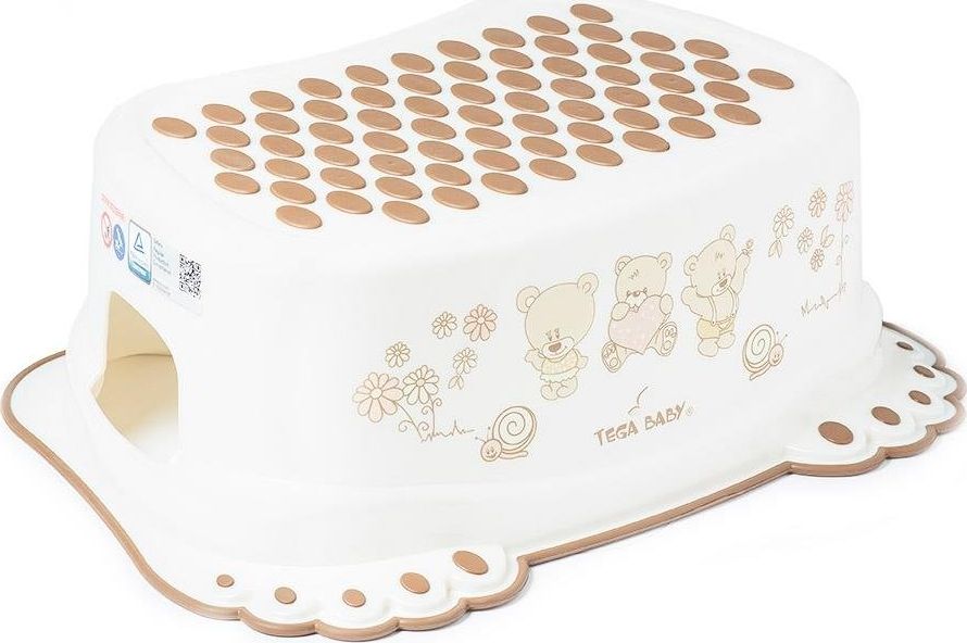 Tega Baby PODNÓŻEK ANTYPOŚL.MIŚ BIAŁA PERŁA MS-017-118