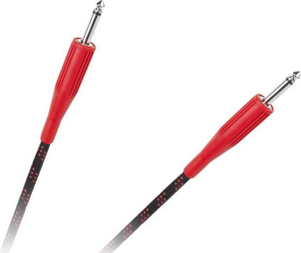 Kabel Jack 6.3mm - Jack 6.3mm 5m czerwony (KPO2758-5)