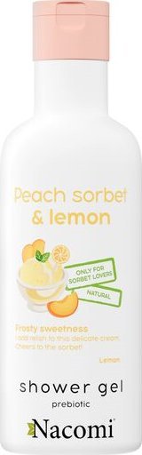 Nacomi NACOMI Shower Gel Sorbet Brzoskwiniowy & Cytryna 300ml