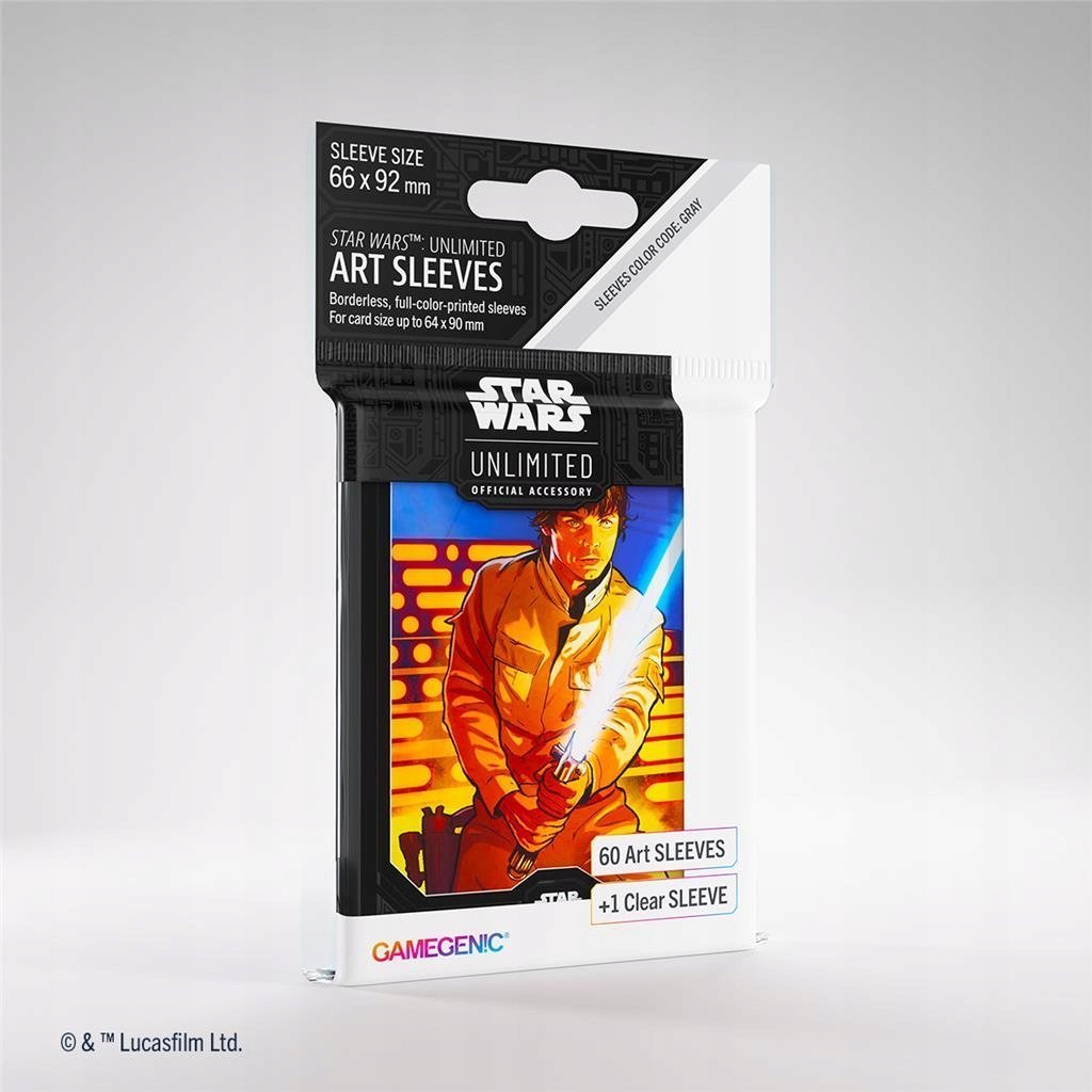 Gamegenic Gamegenic: Star Wars Unlimited - Art Sleeves - Luke Skywalker