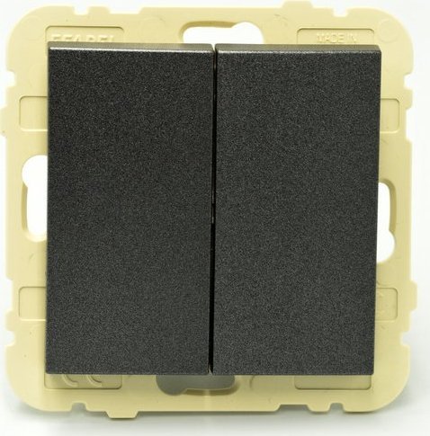 Efapel EFAPEL LOGUS90 ŁĄCZNIK KRZYŻOWY PODWÓJNY GRAFIT 90204 KXIS