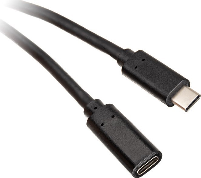 Kabel USB InLine USB-C - USB-C 2 m Czarny (35772)