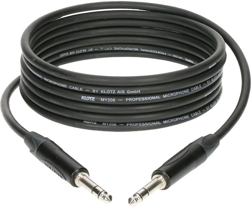 Kabel symetryczny 2x Jack TRS Klotz B4PP1-0200 2m one size