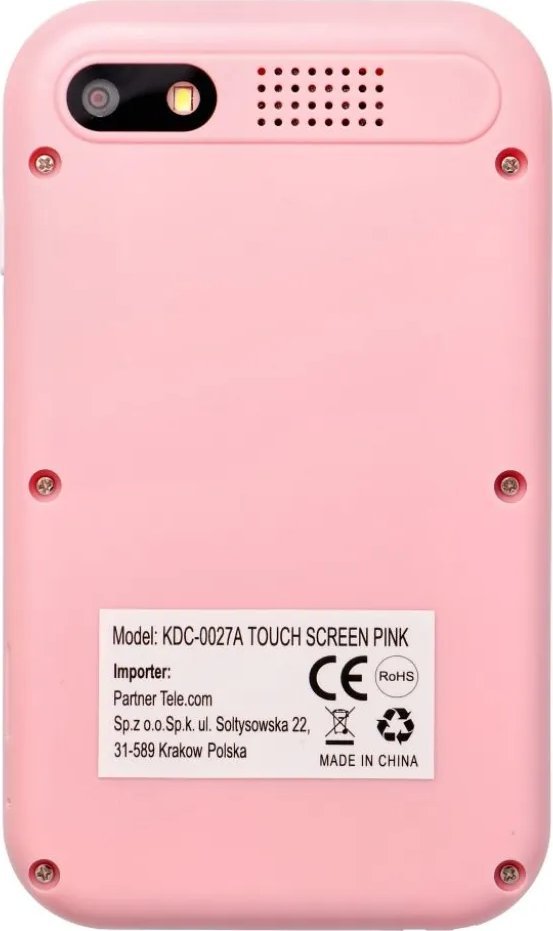 Telefon do gier dla dzieci z ekranem dotykowym 2,8" KDC-0027A różowy