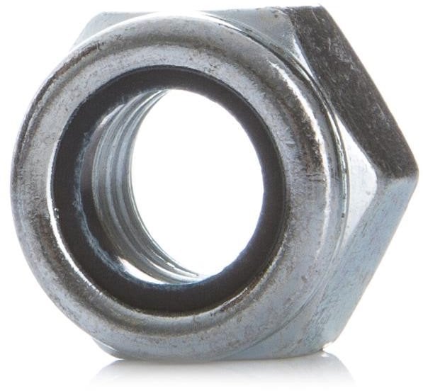 NUT DIN985 M10 ZN 10PCS