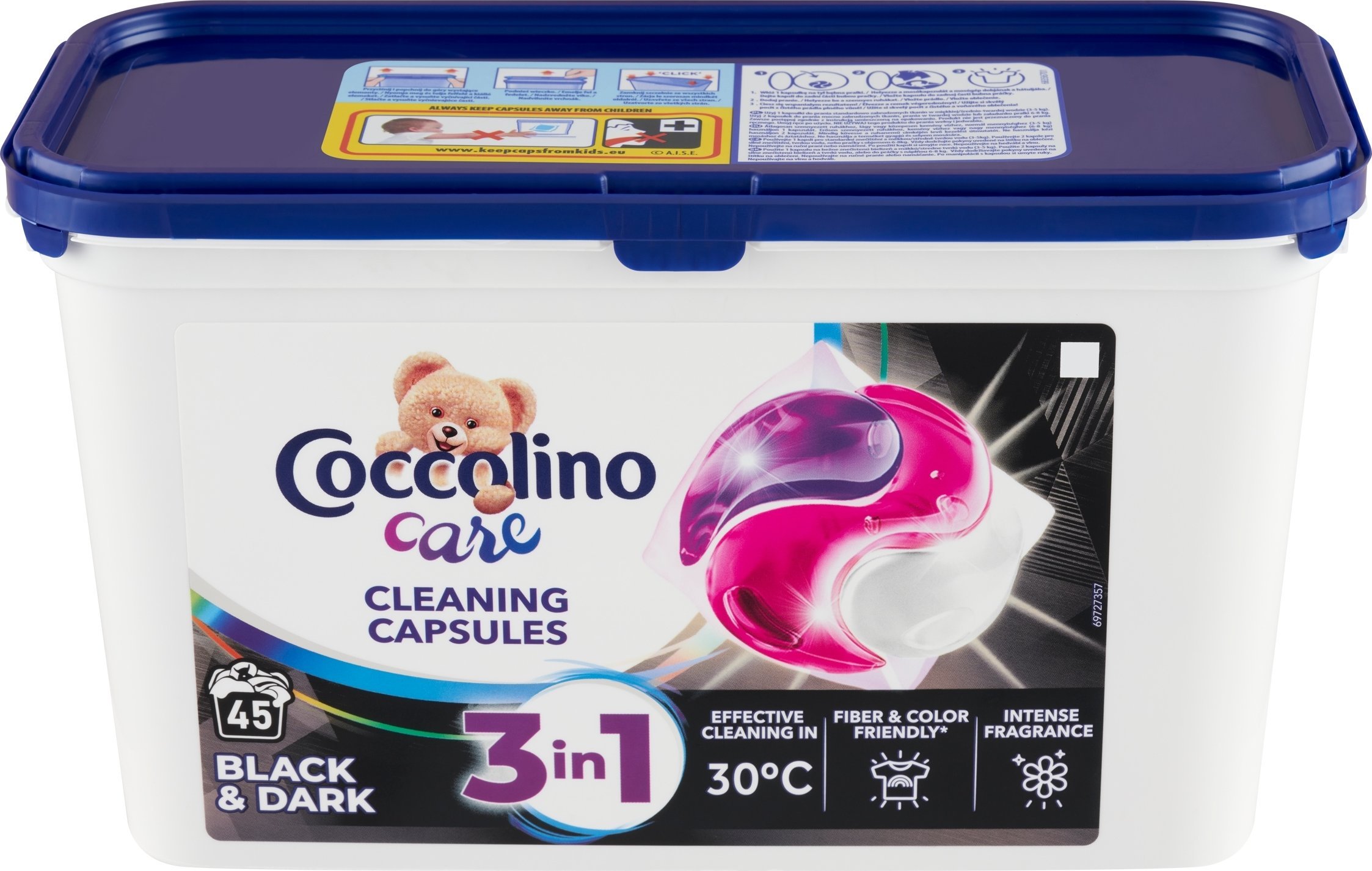 Coccolino Kapsułki do prania Black & Dark 45szt.