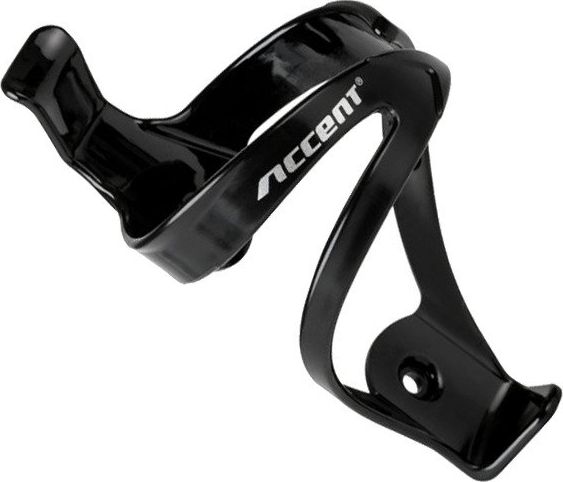 Accent Koszyk na bidon Accent Twist czarny połysk uniwersalny