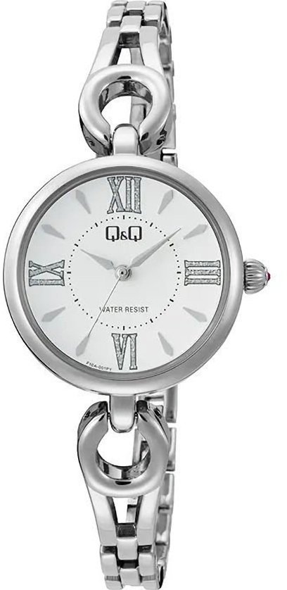 Zegarek Q&Q F10A-001P damski biżuteryjny mieniące się cyfry .