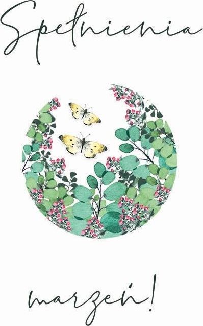 Clear Creation Karnet Swarovski kwadrat CL4012_PO Marzenia