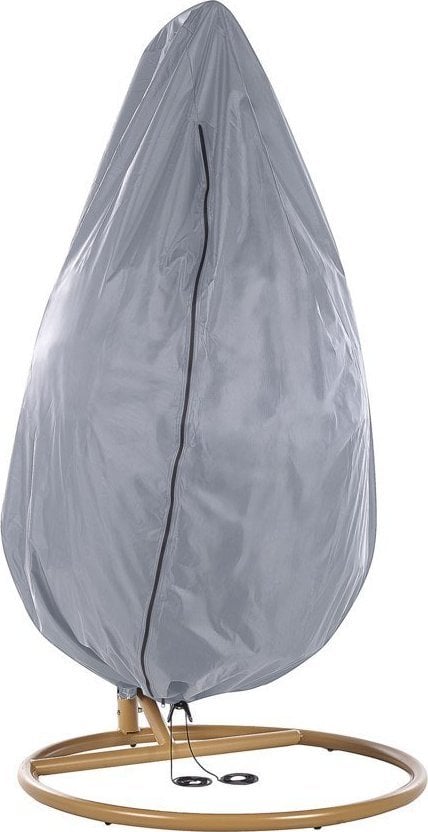 Beliani Pokrowiec ogrodowy na fotel wiszący 200 x 120 cm szary CHUVA!