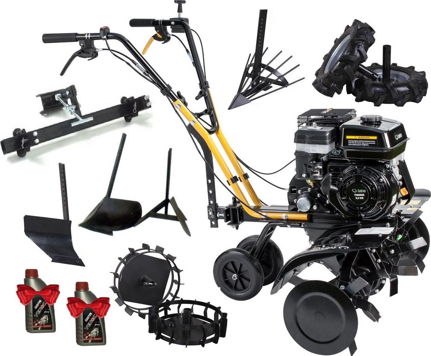 Glebogryzarka Cedrus Glebogryzarka GL01 CEDRUS Spalinowa + 9-elementowy zestaw akcesoriów