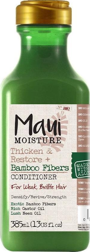 Maui Moisture MAUI MOISTURE_Thicken&Restore+ Conditioner odżywka do włosów łamiliwych Bamboo Fibers 385ml