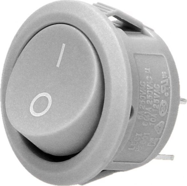 Orno Łącznik kołyskowy okrągły, szary