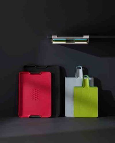 Deska do krojenia Joseph Joseph Deska L Cut&Carve Plus, czerwona / Joseph Joseph