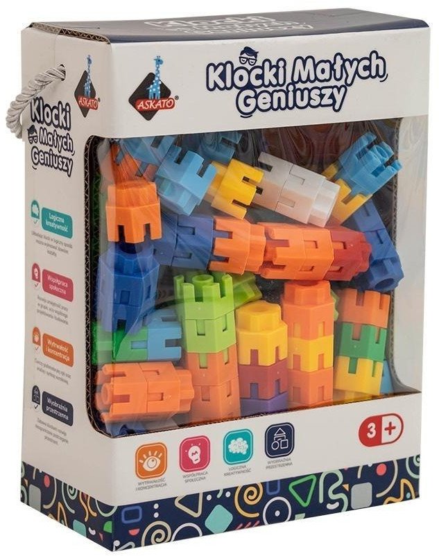 Klocki małych geniuszy - śrubki 150 elementów