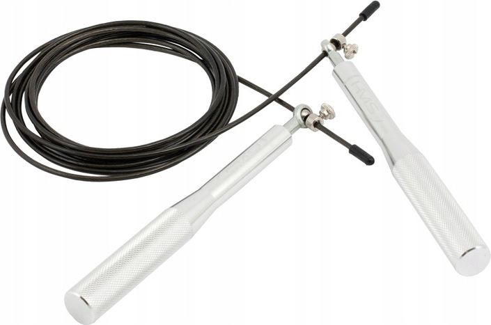 Skakanka sportowa HMS SK52 srebrna 300 cm