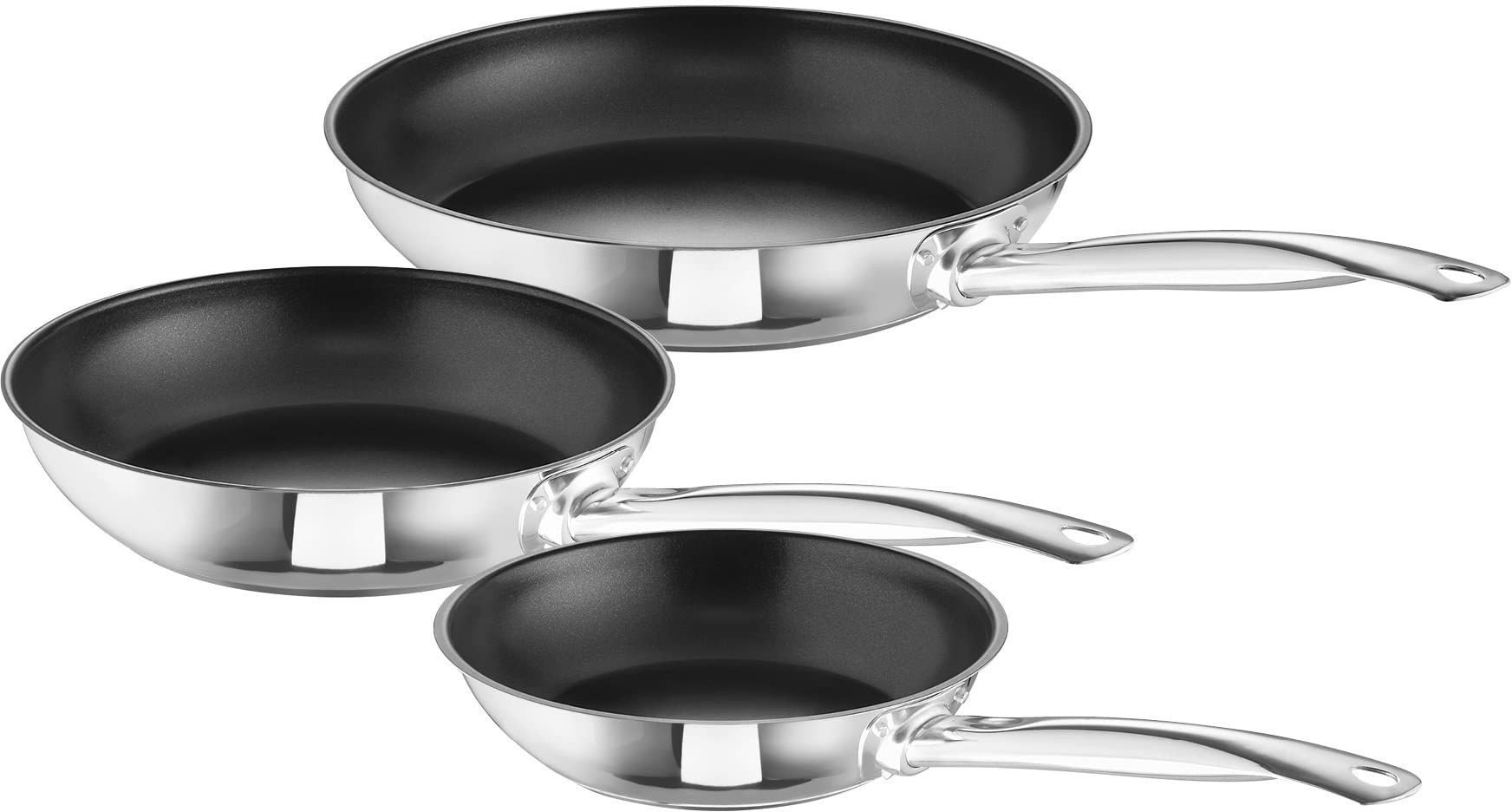 Rohe Zestaw 3 patelni Bobby 258121-03