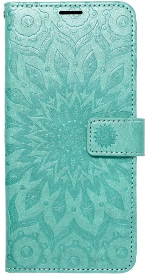 Kabura MEZZO Book do SAMSUNG A17 mandala zielony