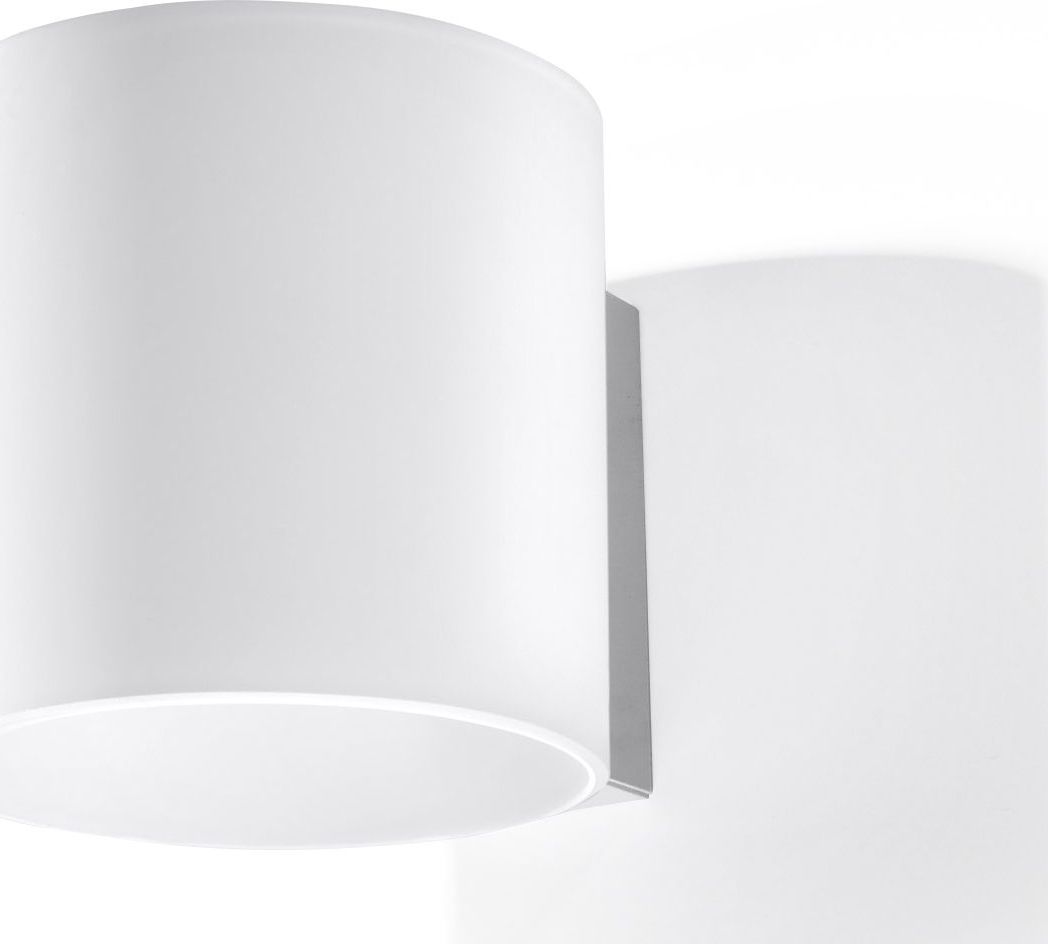 Kinkiet Lumes Szklany okrągły kinkiet tuba E729-Vico