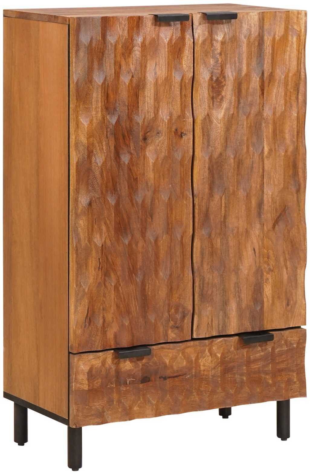 vidaXL Highboard Gładkie wykończenie w kolorze brązowego akacji