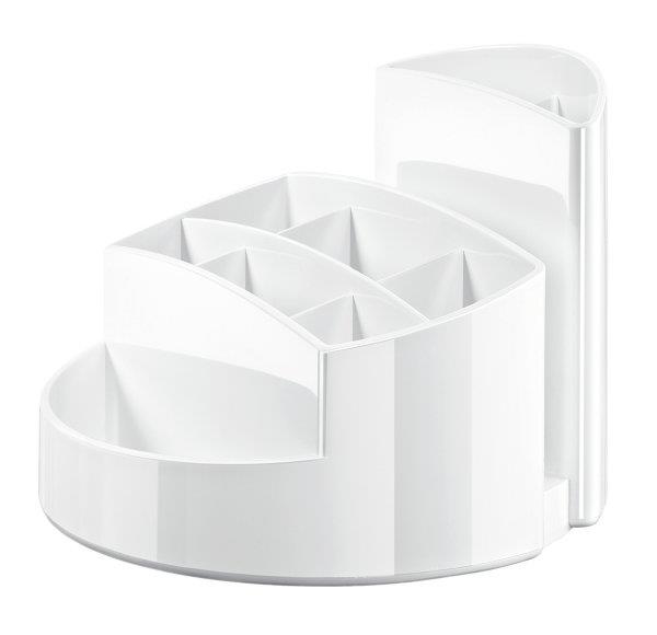 HAN Przybornik na biurko HAN Rondo, 9 komór, biały (4012473990210)