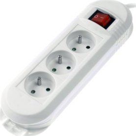 Listwa zasilająca Hama Comfort 3 gniazda 3 m biała (P22237530000)