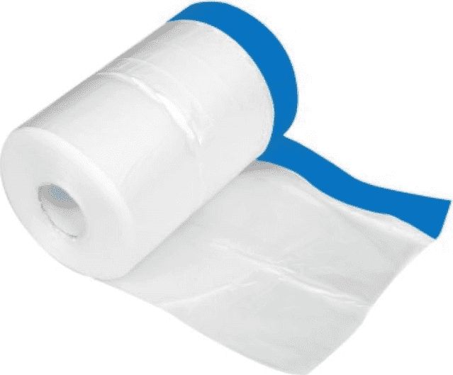 Folia malarska EPM folia ochronna z taśmą niebieską 210cm x 20m